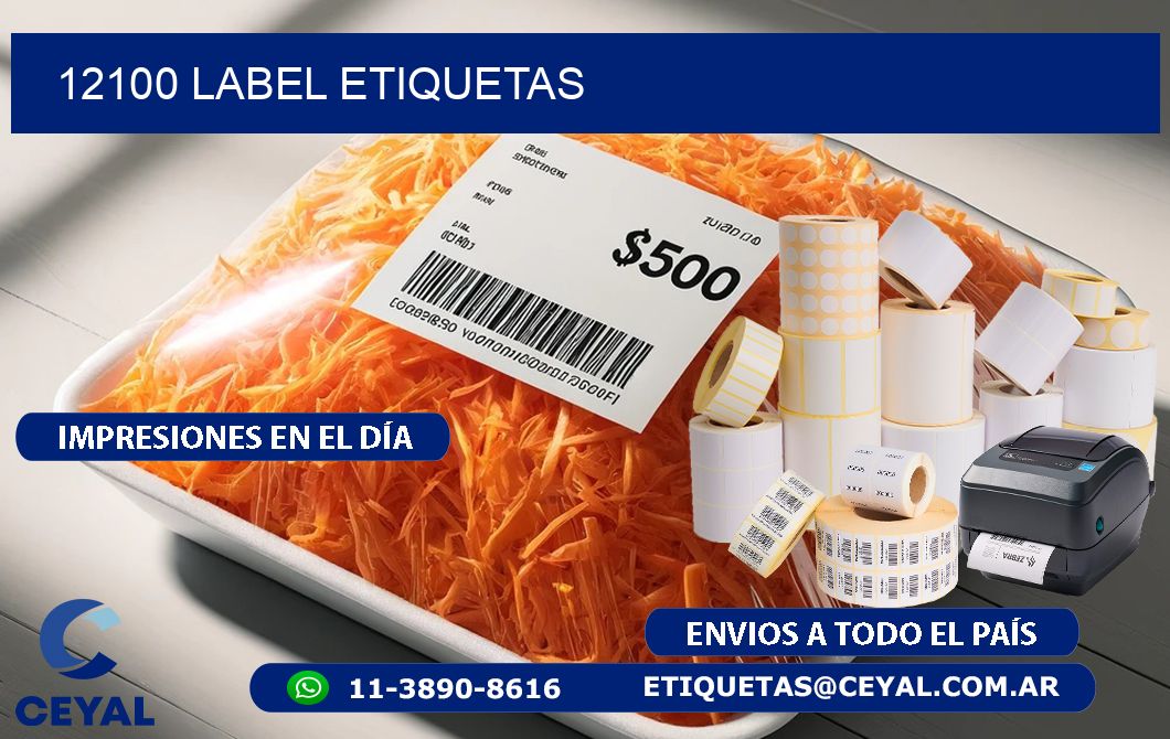 12100 LABEL ETIQUETAS