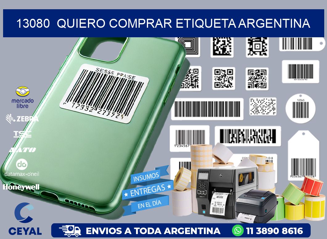 13080  QUIERO COMPRAR ETIQUETA ARGENTINA