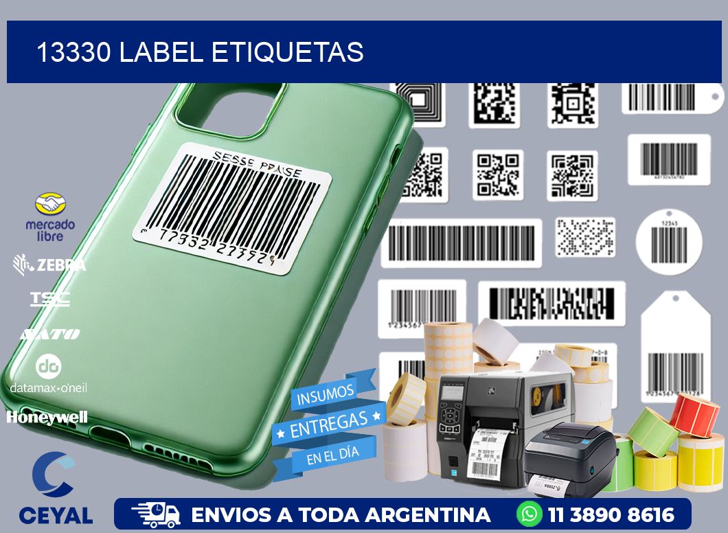 13330 LABEL ETIQUETAS