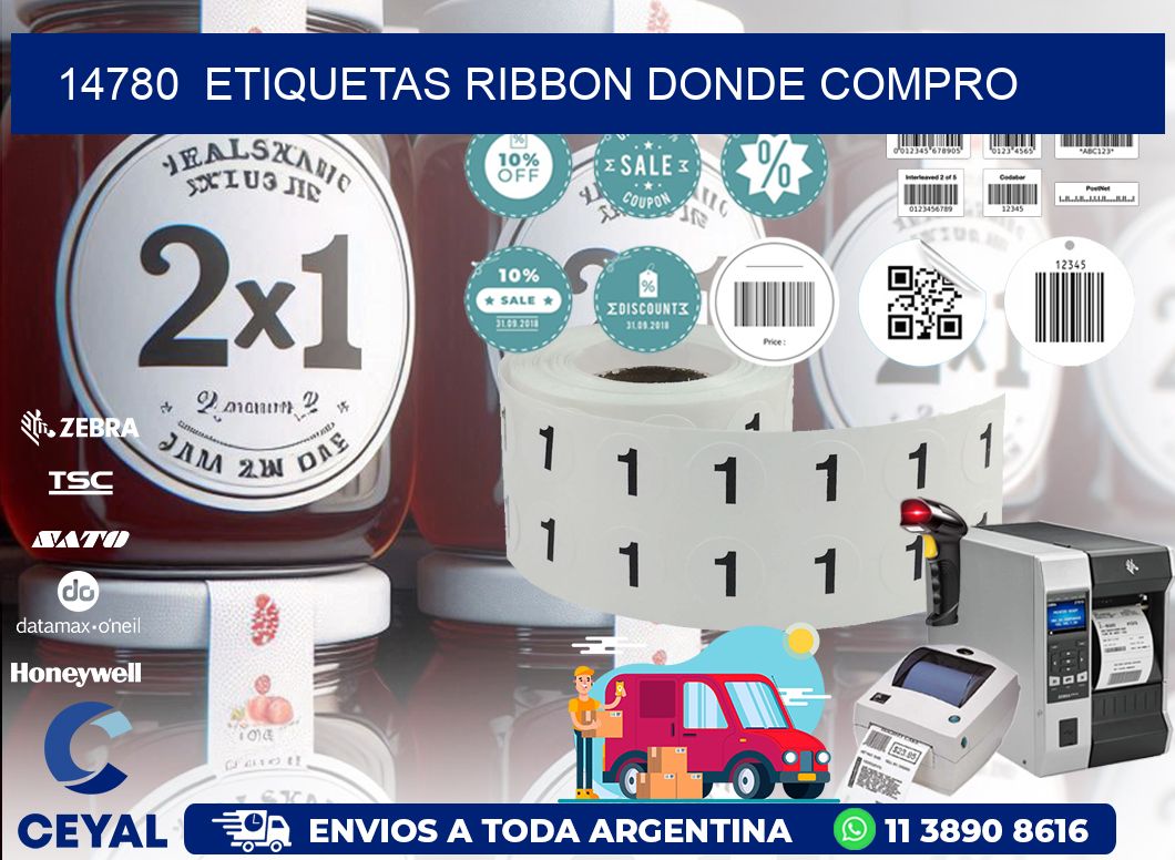 14780 ETIQUETAS RIBBON DONDE COMPRO