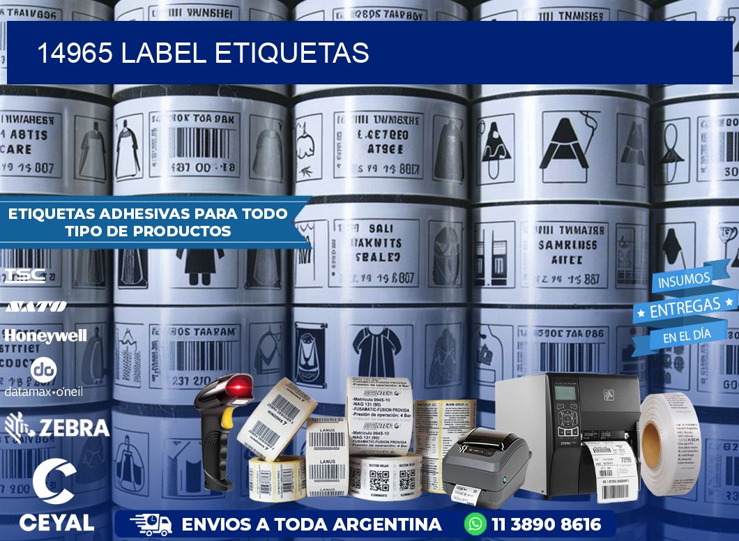 14965 LABEL ETIQUETAS