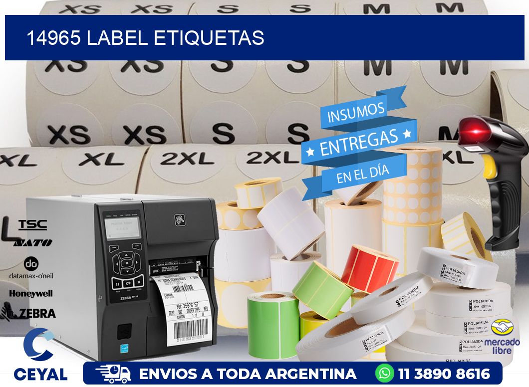 14965 LABEL ETIQUETAS