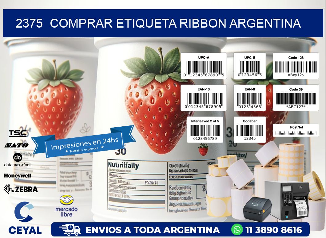 2375  COMPRAR ETIQUETA RIBBON ARGENTINA
