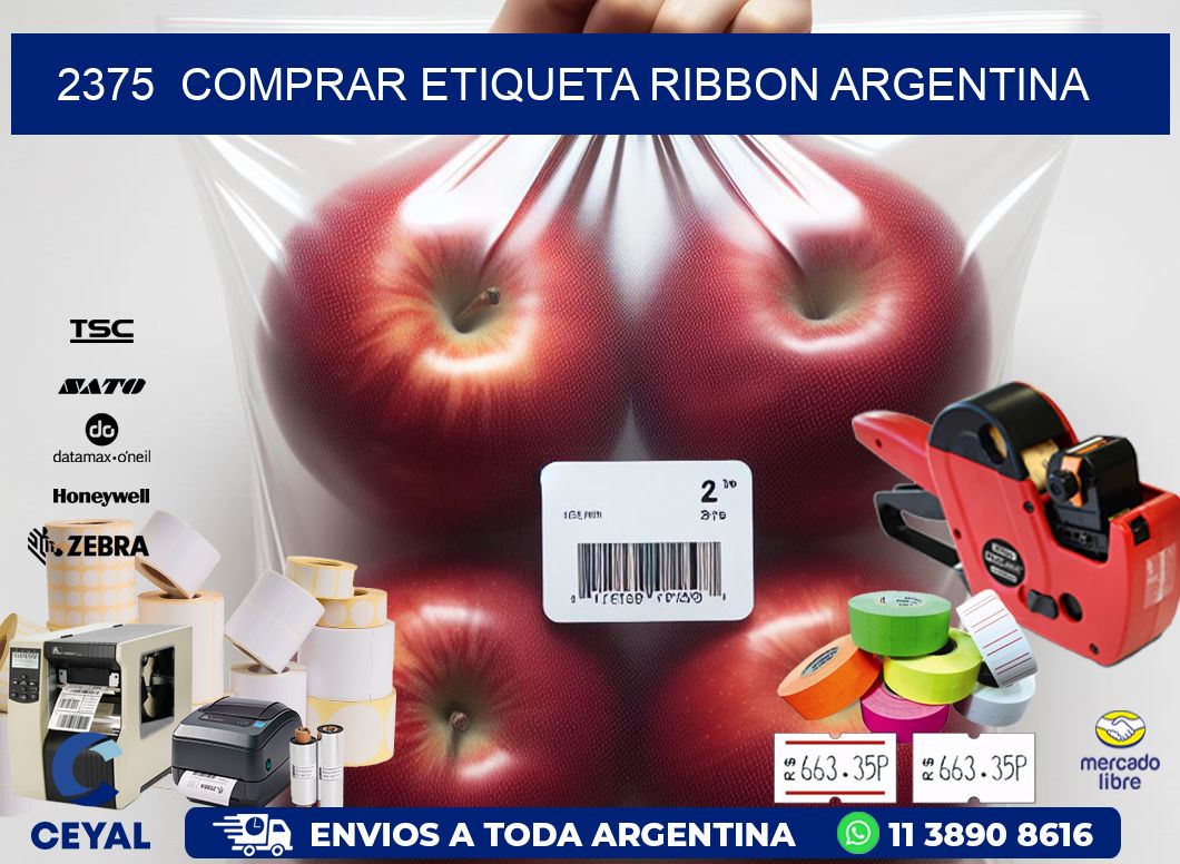 2375  COMPRAR ETIQUETA RIBBON ARGENTINA