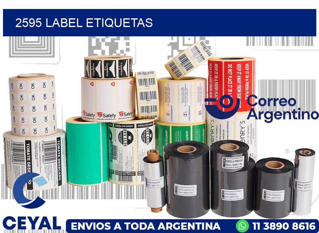2595 LABEL ETIQUETAS