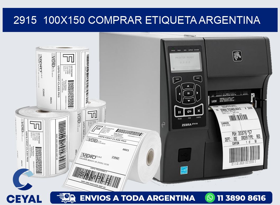 2915  100X150 COMPRAR ETIQUETA ARGENTINA