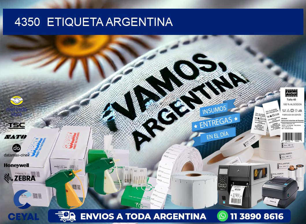 4350  ETIQUETA ARGENTINA
