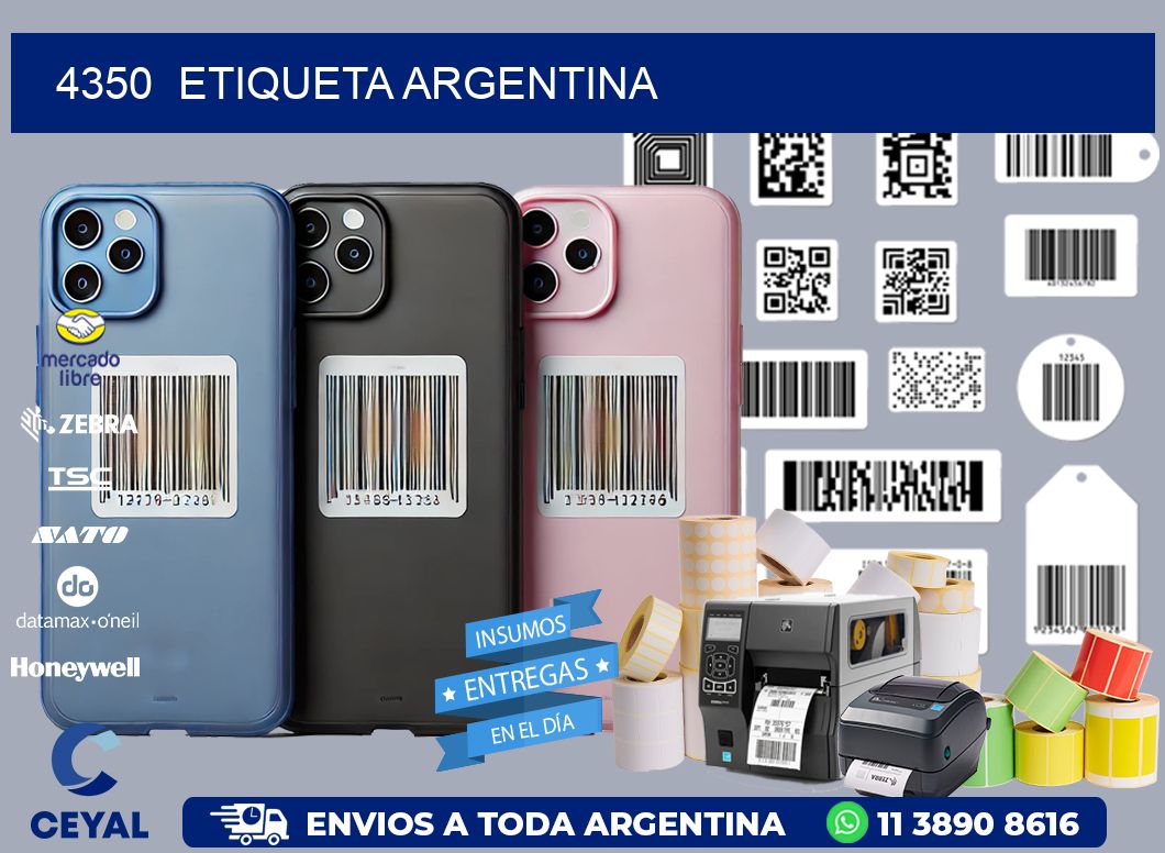 4350  ETIQUETA ARGENTINA