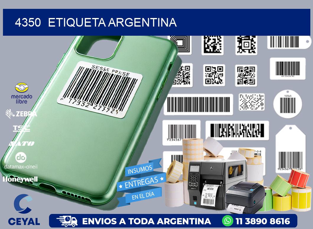 4350  ETIQUETA ARGENTINA