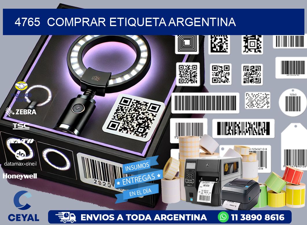 4765  COMPRAR ETIQUETA ARGENTINA