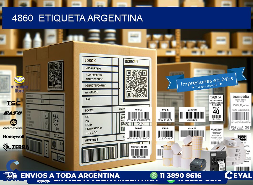 4860  ETIQUETA ARGENTINA