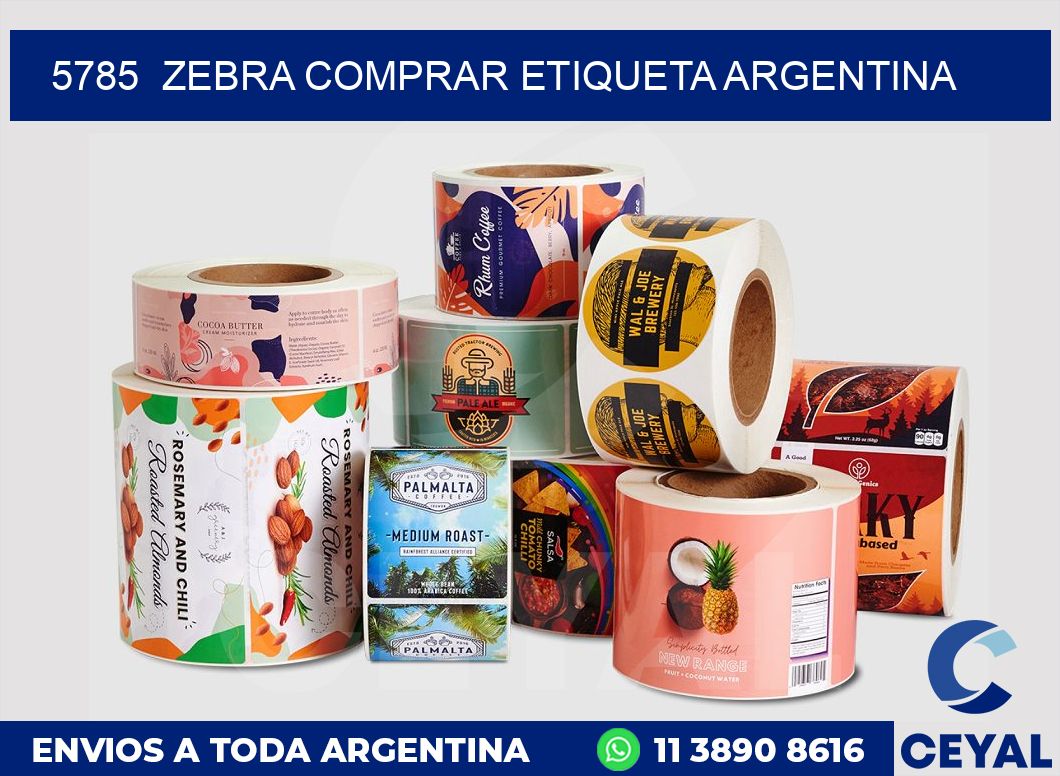 5785  ZEBRA COMPRAR ETIQUETA ARGENTINA