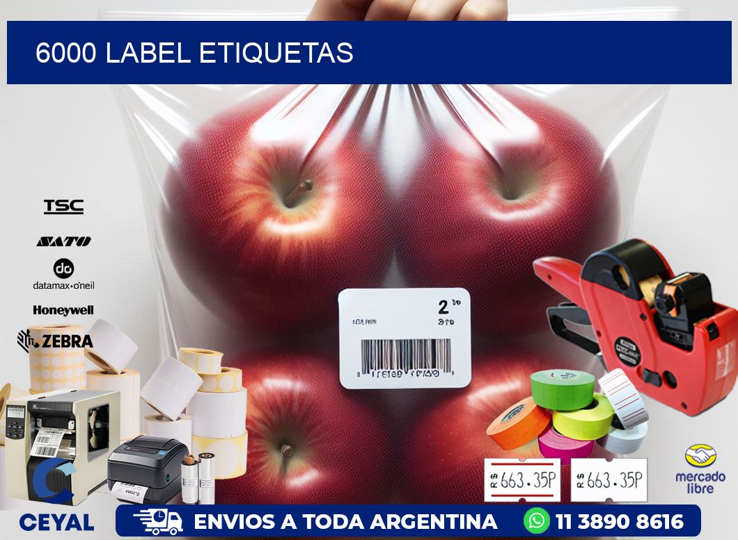 6000 LABEL ETIQUETAS