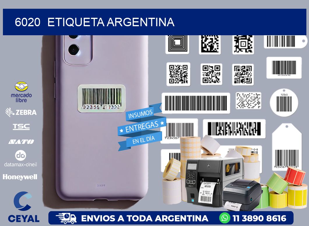 6020  ETIQUETA ARGENTINA