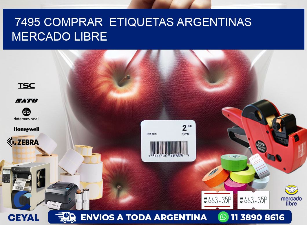 7495 COMPRAR ETIQUETAS ARGENTINAS MERCADO LIBRE