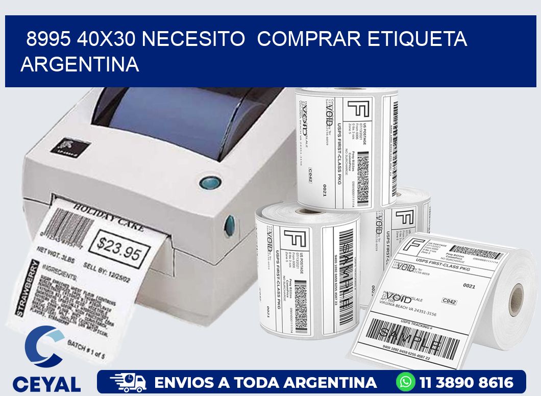 8995 40X30 NECESITO  COMPRAR ETIQUETA ARGENTINA