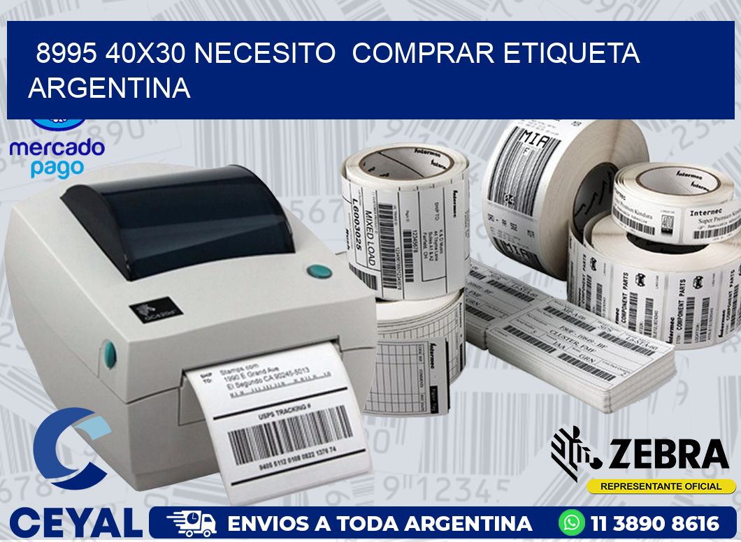 8995 40X30 NECESITO  COMPRAR ETIQUETA ARGENTINA