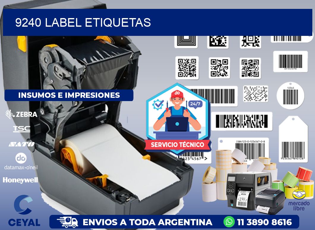 9240 LABEL ETIQUETAS