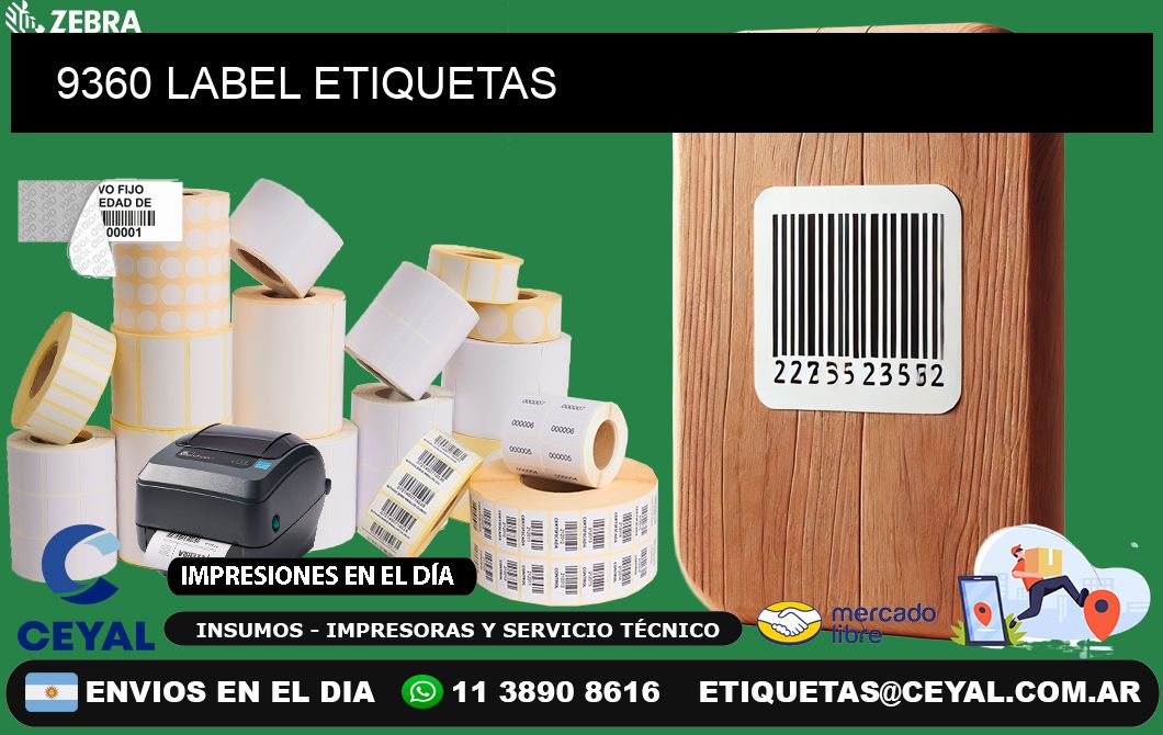 9360 LABEL ETIQUETAS