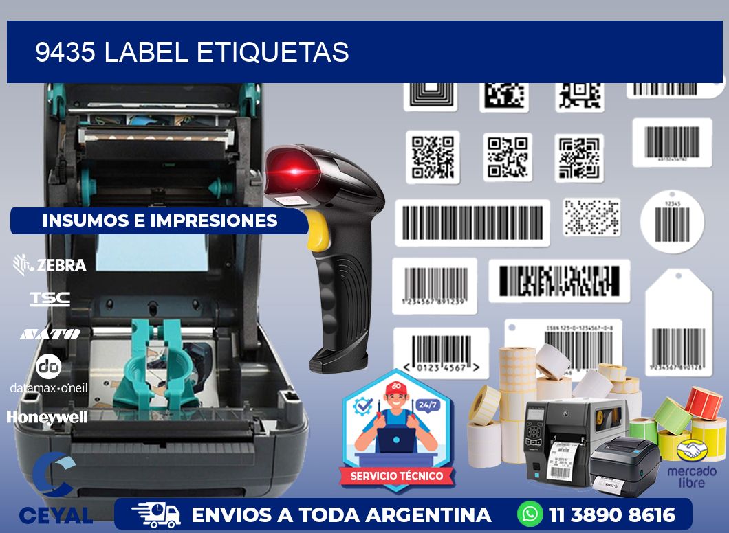 9435 LABEL ETIQUETAS