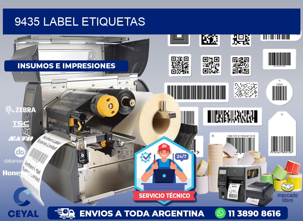 9435 LABEL ETIQUETAS