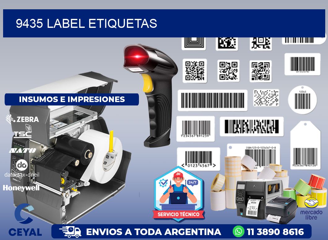 9435 LABEL ETIQUETAS