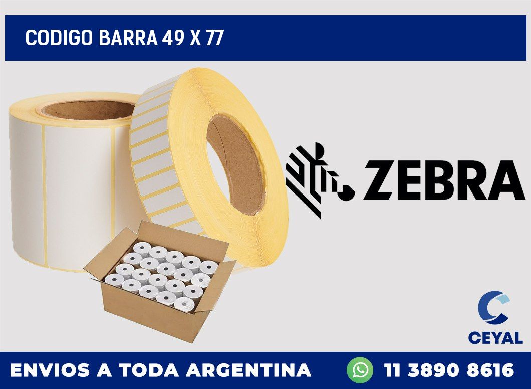 CODIGO BARRA 49 x 77