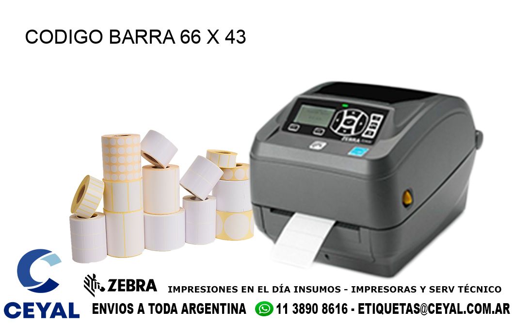 CODIGO BARRA 66 x 43