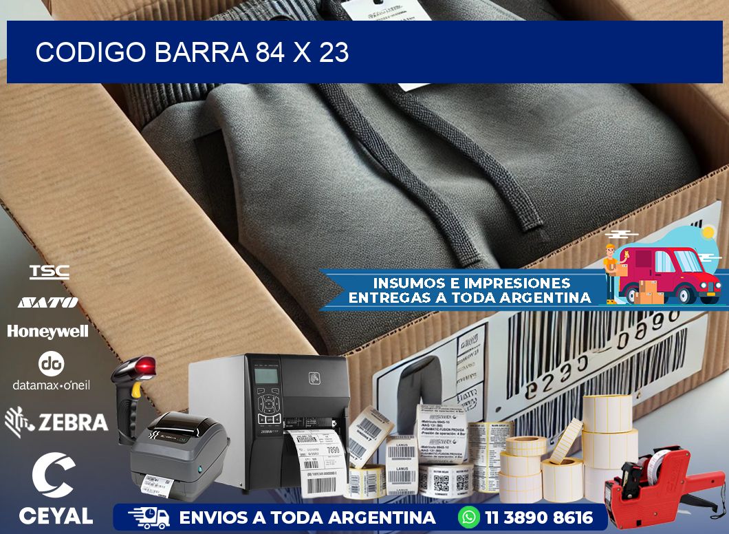 CODIGO BARRA 84 x 23
