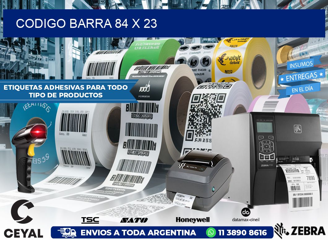 CODIGO BARRA 84 x 23