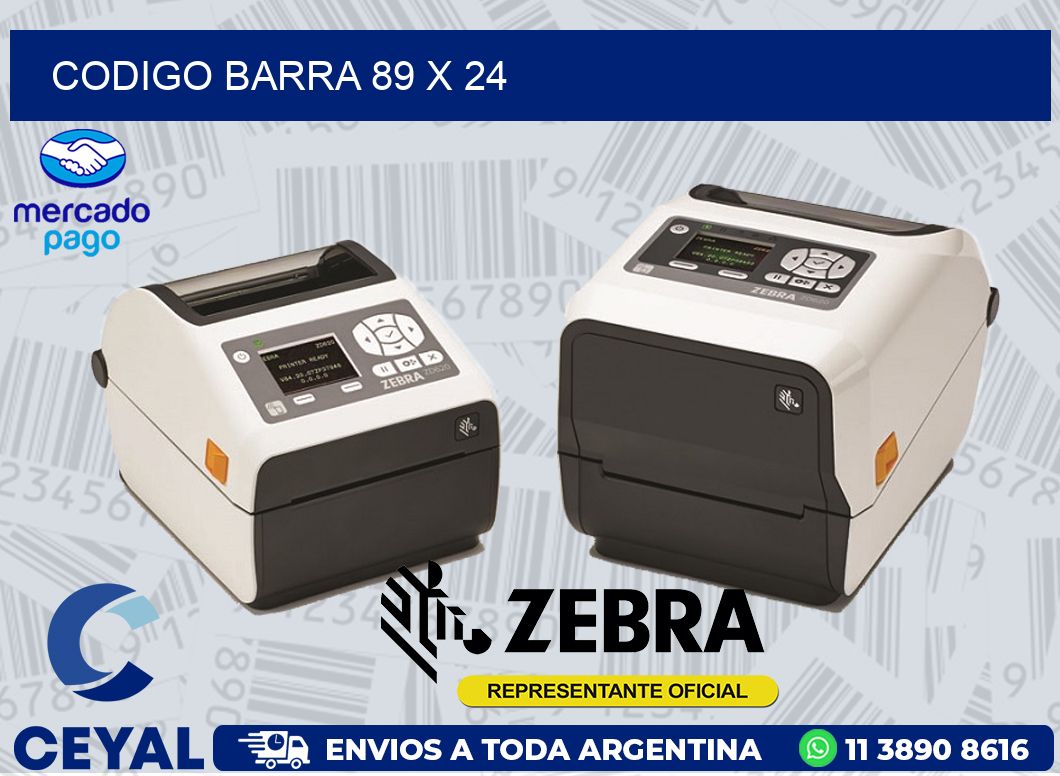 CODIGO BARRA 89 x 24