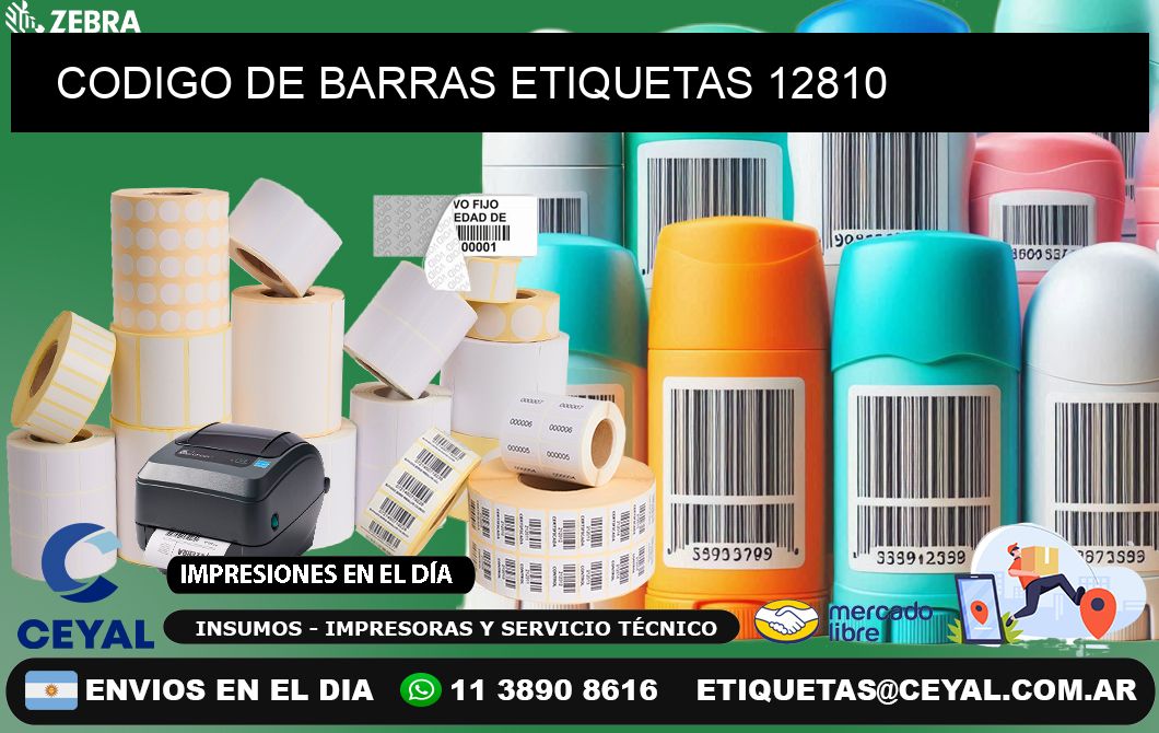 CODIGO DE BARRAS ETIQUETAS 12810