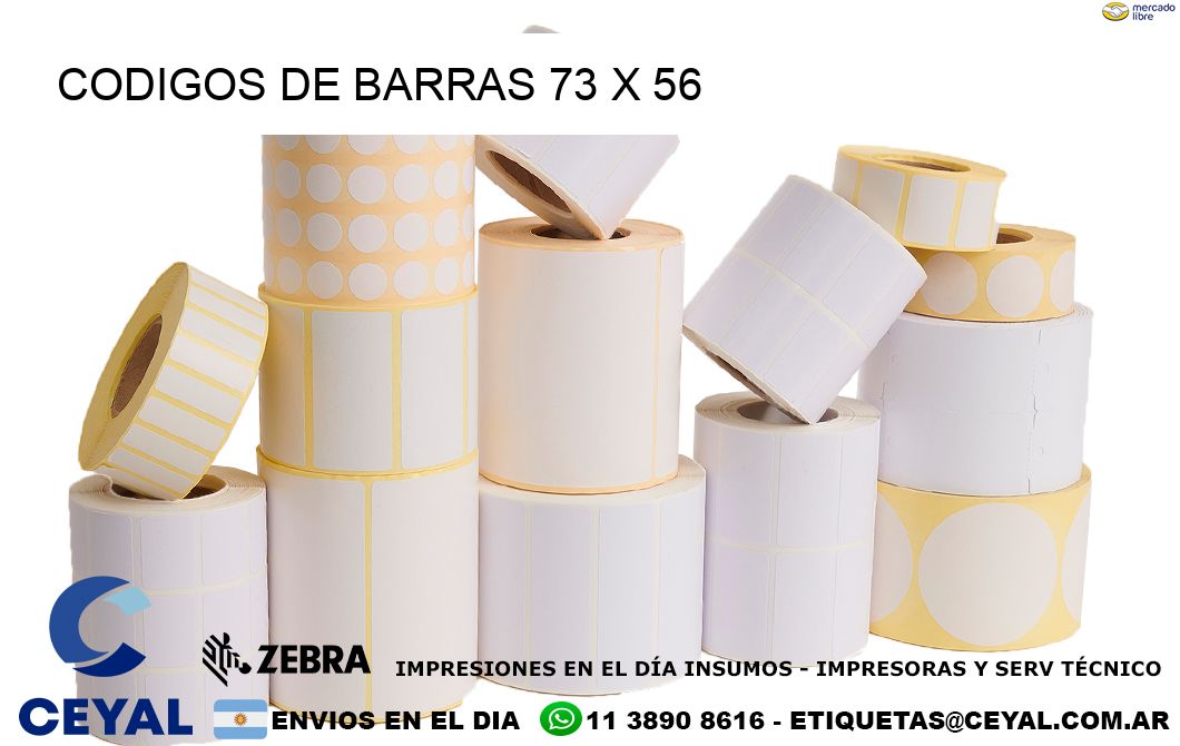 CODIGOS DE BARRAS 73 x 56