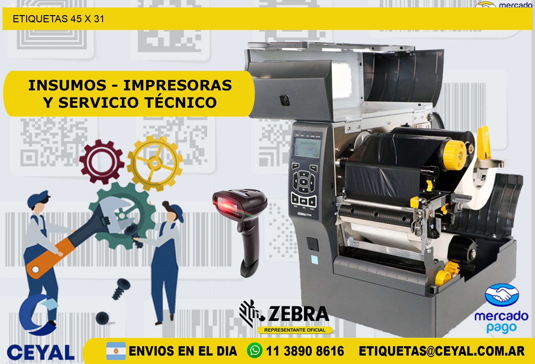 ETIQUETAS 45 x 31