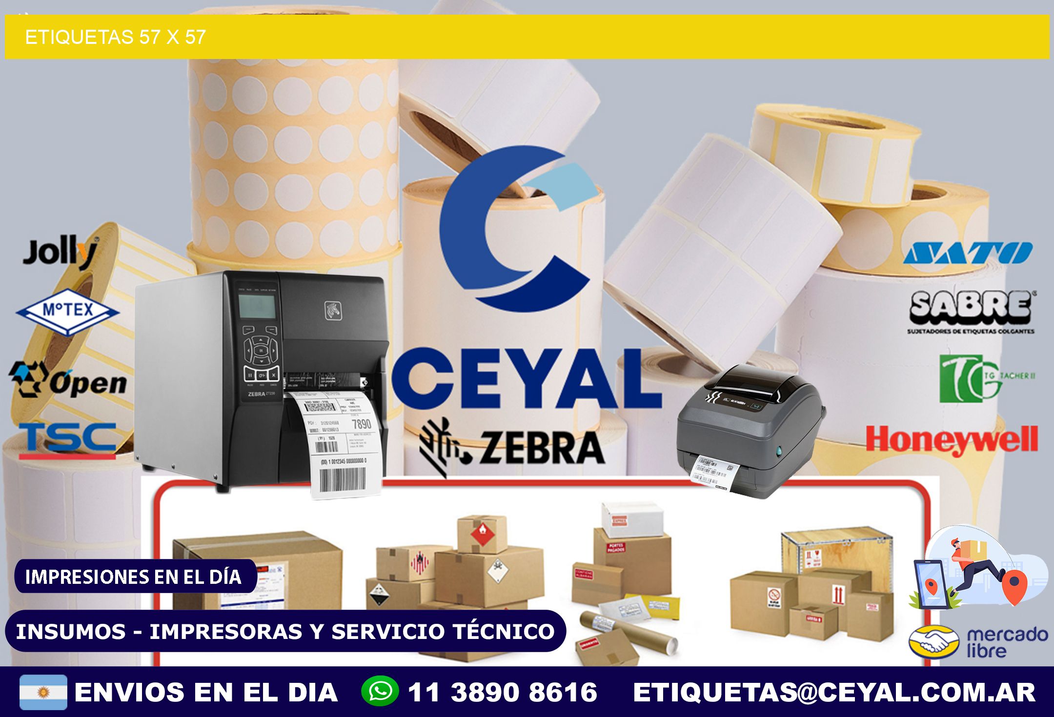 ETIQUETAS 57 x 57