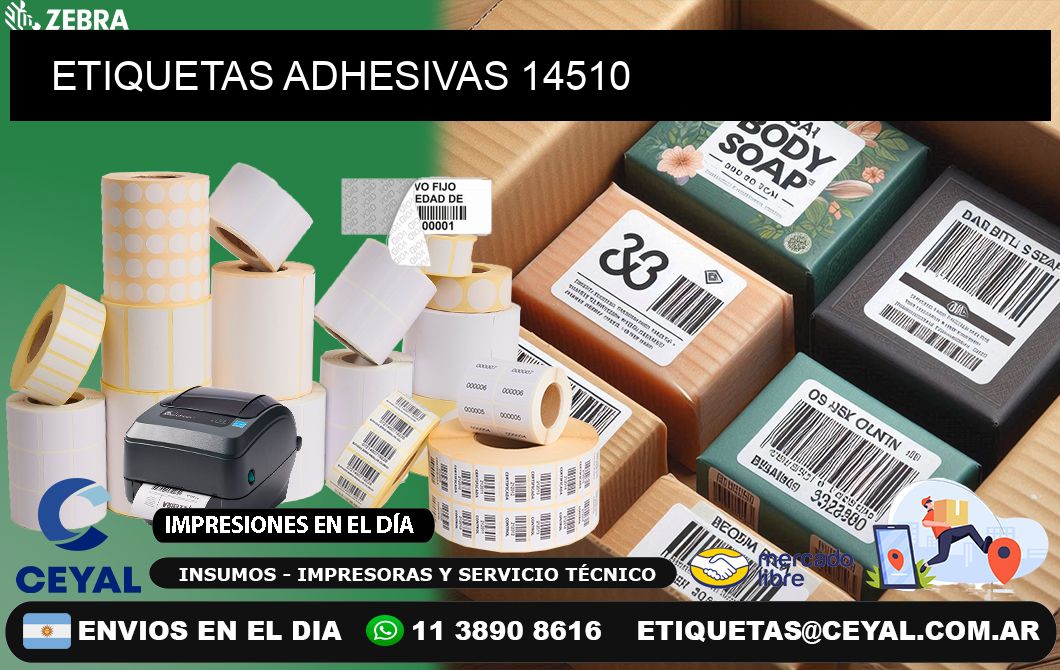 ETIQUETAS ADHESIVAS 14510