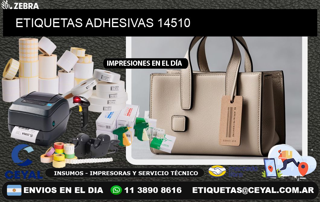 ETIQUETAS ADHESIVAS 14510