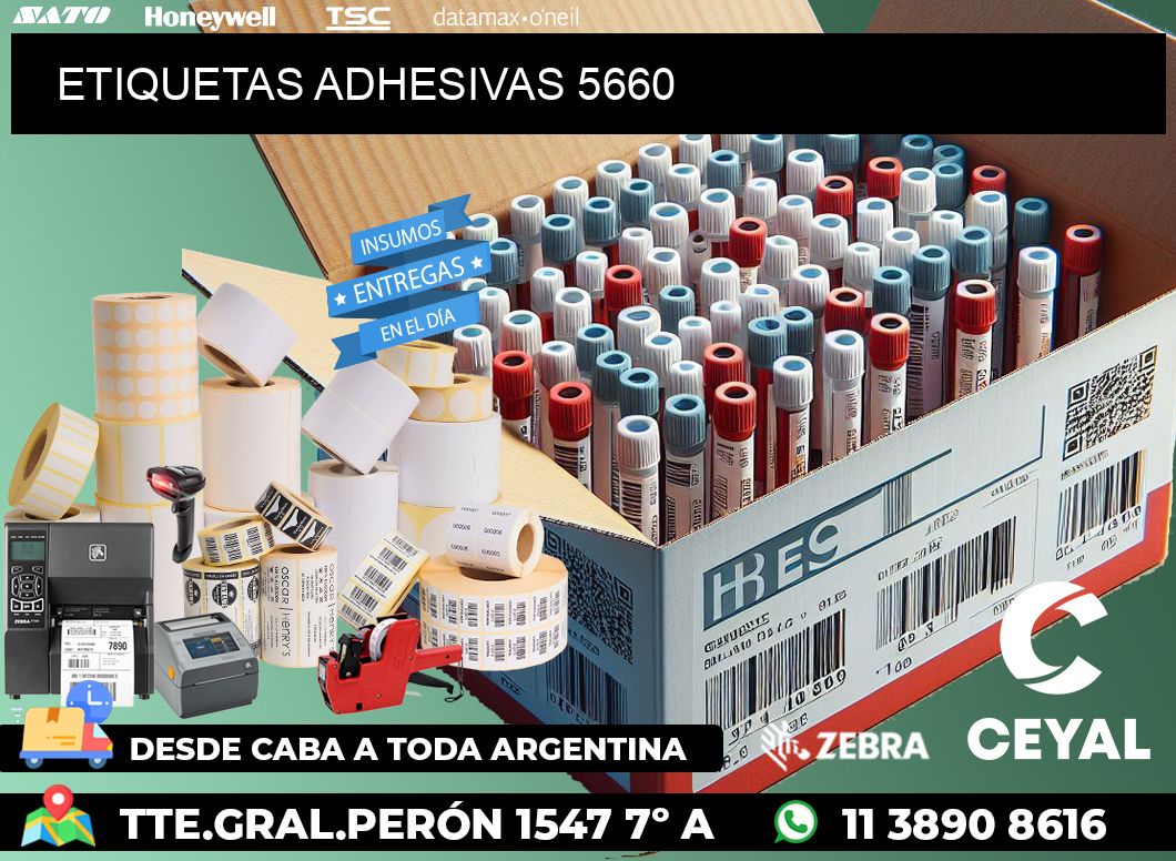 ETIQUETAS ADHESIVAS 5660
