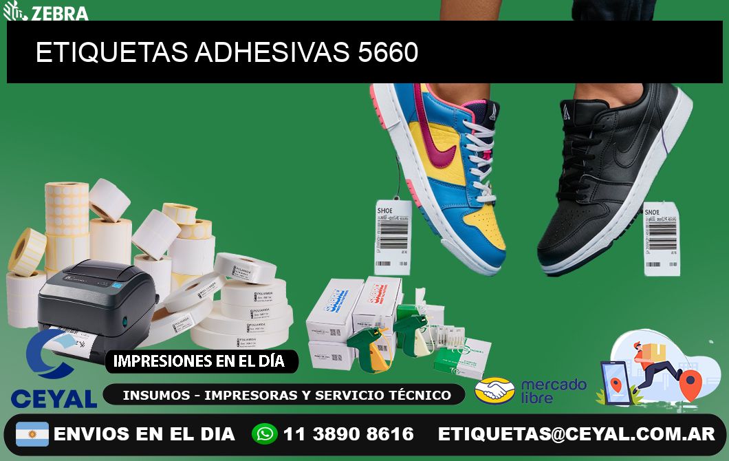 ETIQUETAS ADHESIVAS 5660