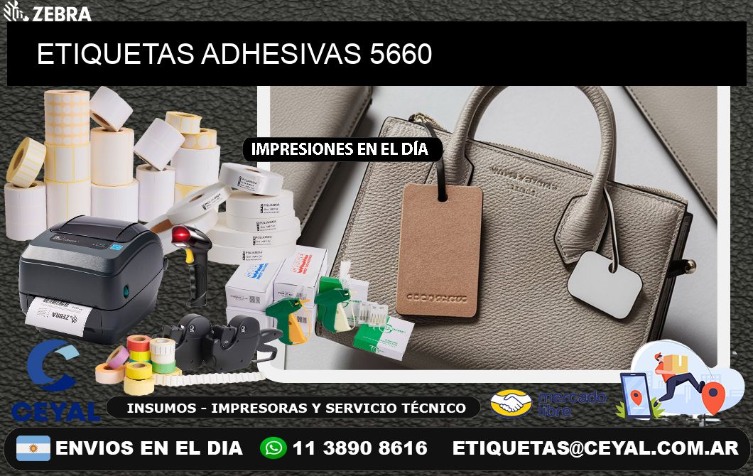 ETIQUETAS ADHESIVAS 5660