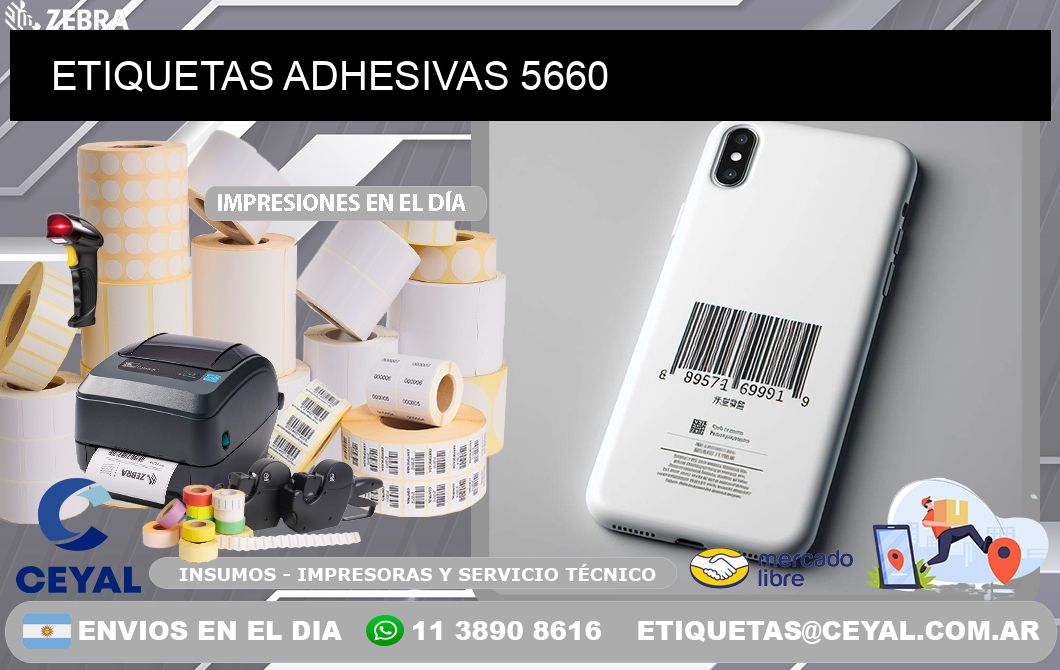 ETIQUETAS ADHESIVAS 5660