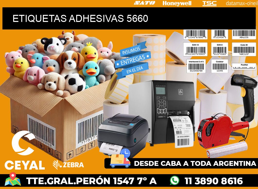 ETIQUETAS ADHESIVAS 5660