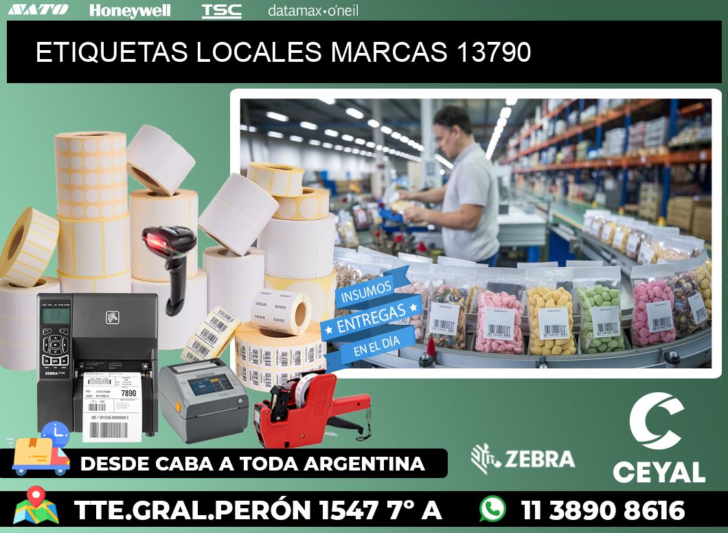ETIQUETAS LOCALES MARCAS 13790