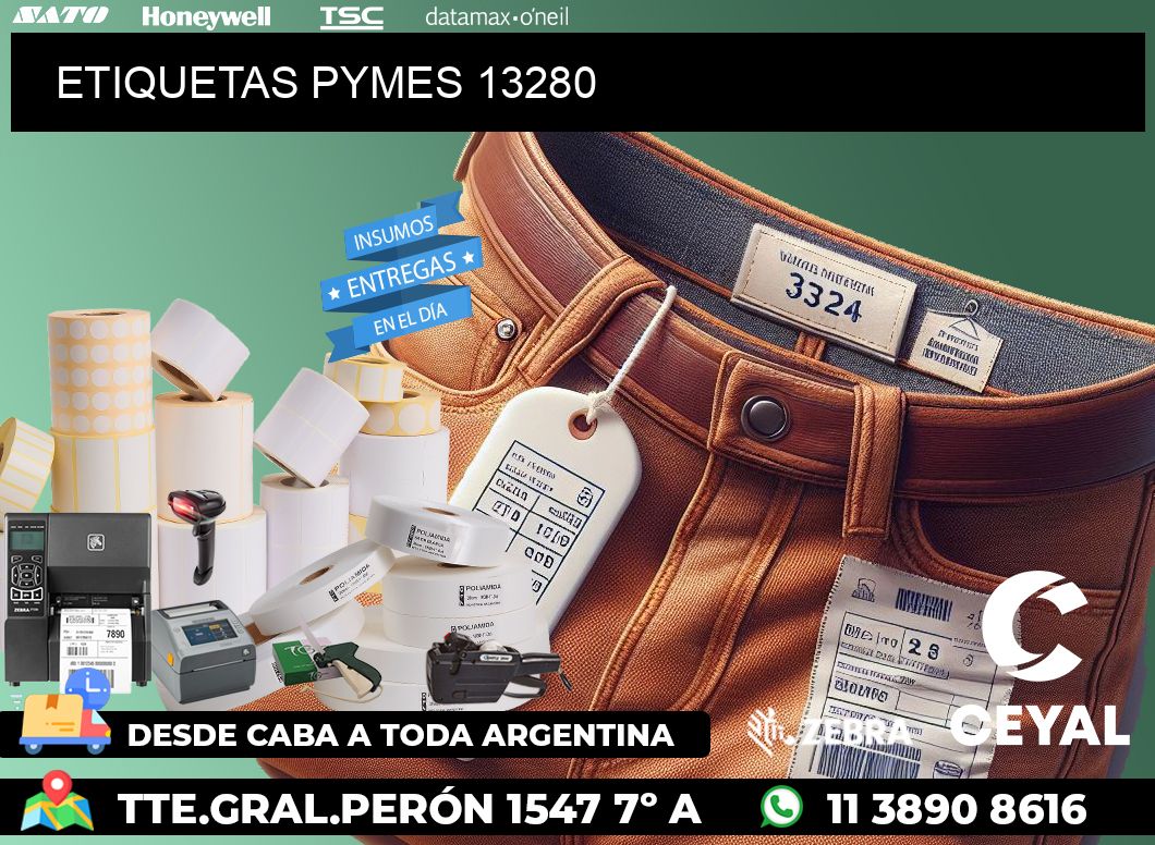 ETIQUETAS PYMES 13280