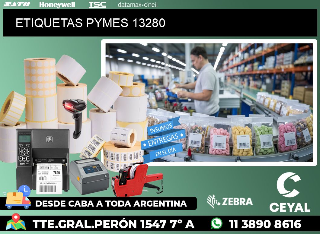 ETIQUETAS PYMES 13280