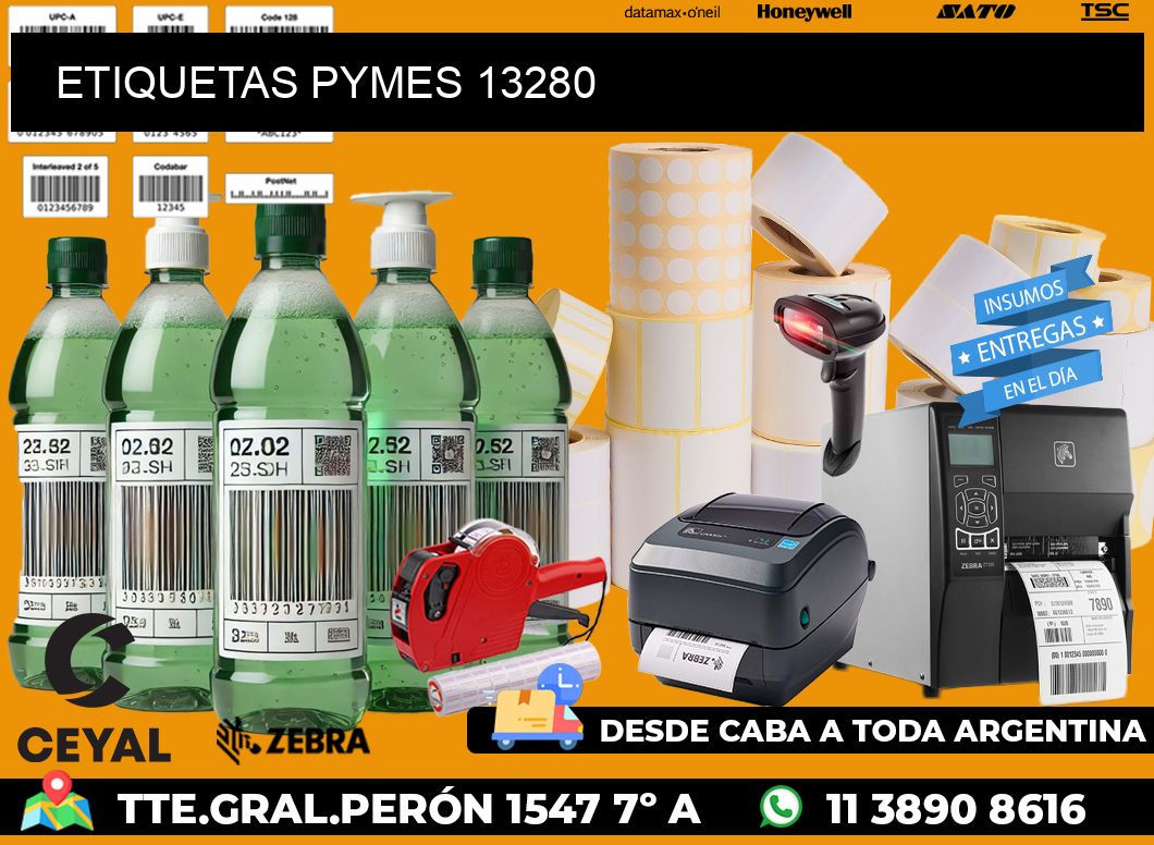ETIQUETAS PYMES 13280