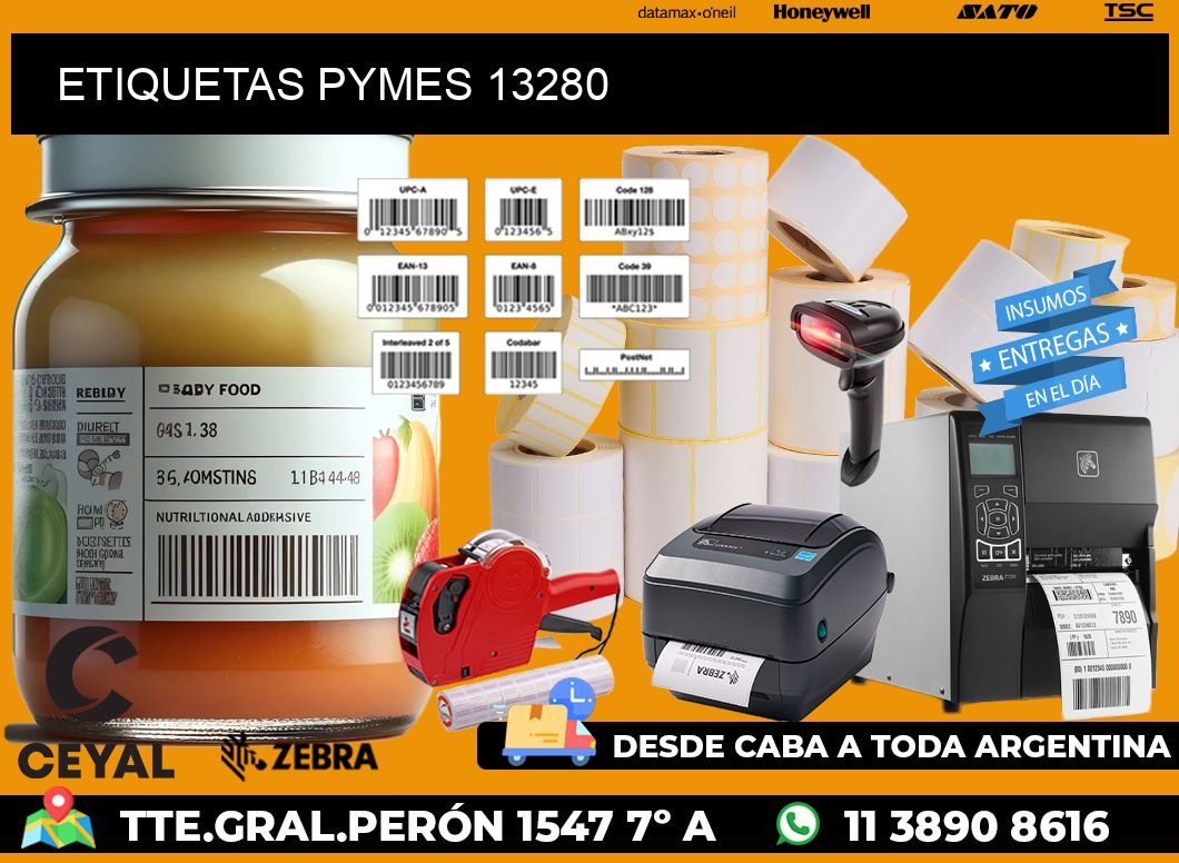 ETIQUETAS PYMES 13280
