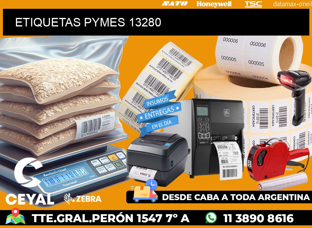ETIQUETAS PYMES 13280