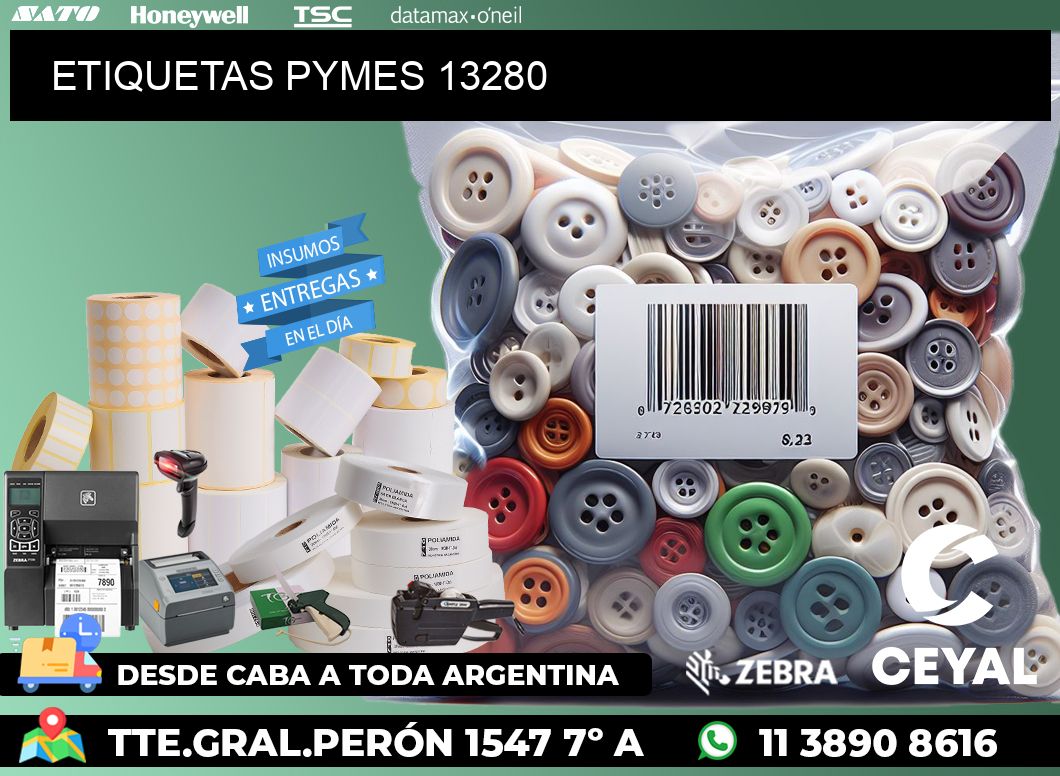 ETIQUETAS PYMES 13280