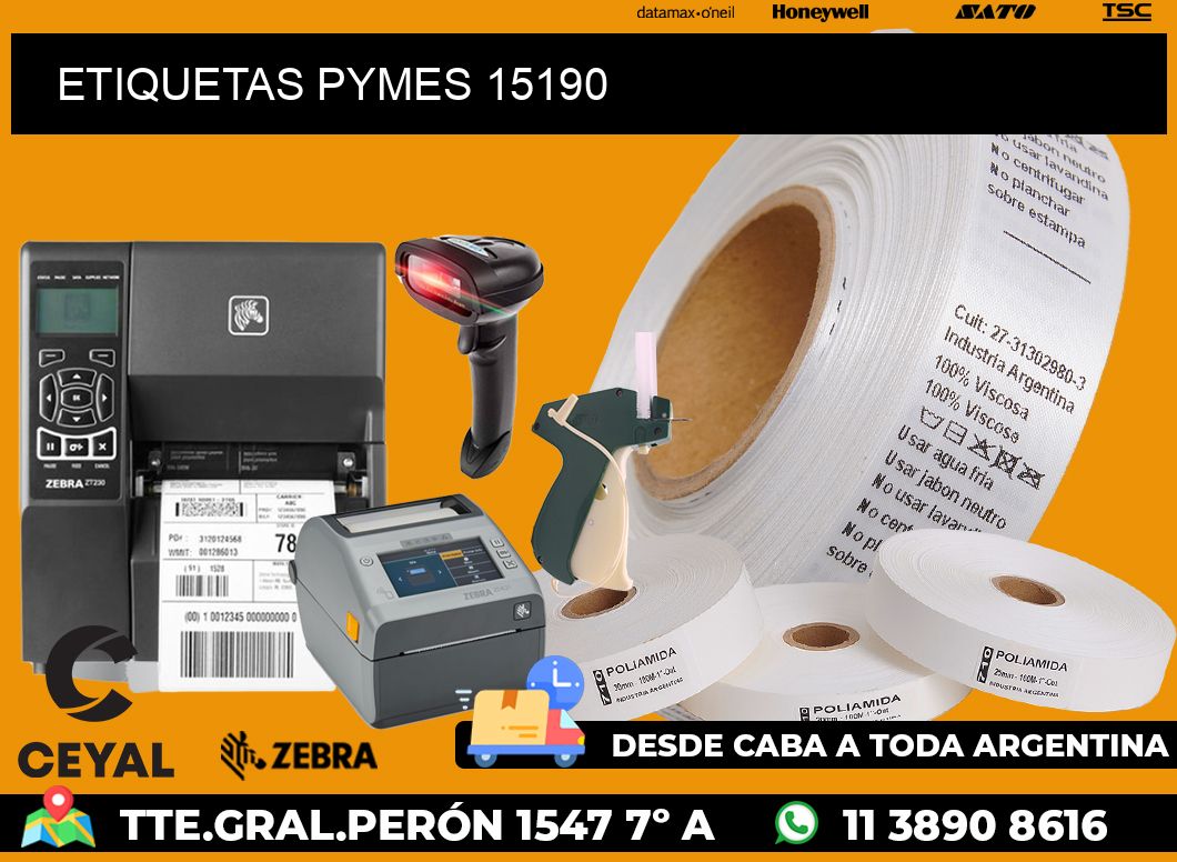 ETIQUETAS PYMES 15190